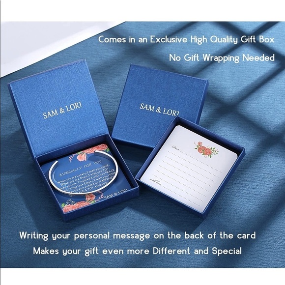 SAM & LORI Initial Cuff Bracelet - Picture 3 of 9